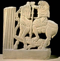 Horus on horse-back 